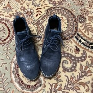 STEVE MADDEN mens Hendric Blue Suede Chukka boots size 9
